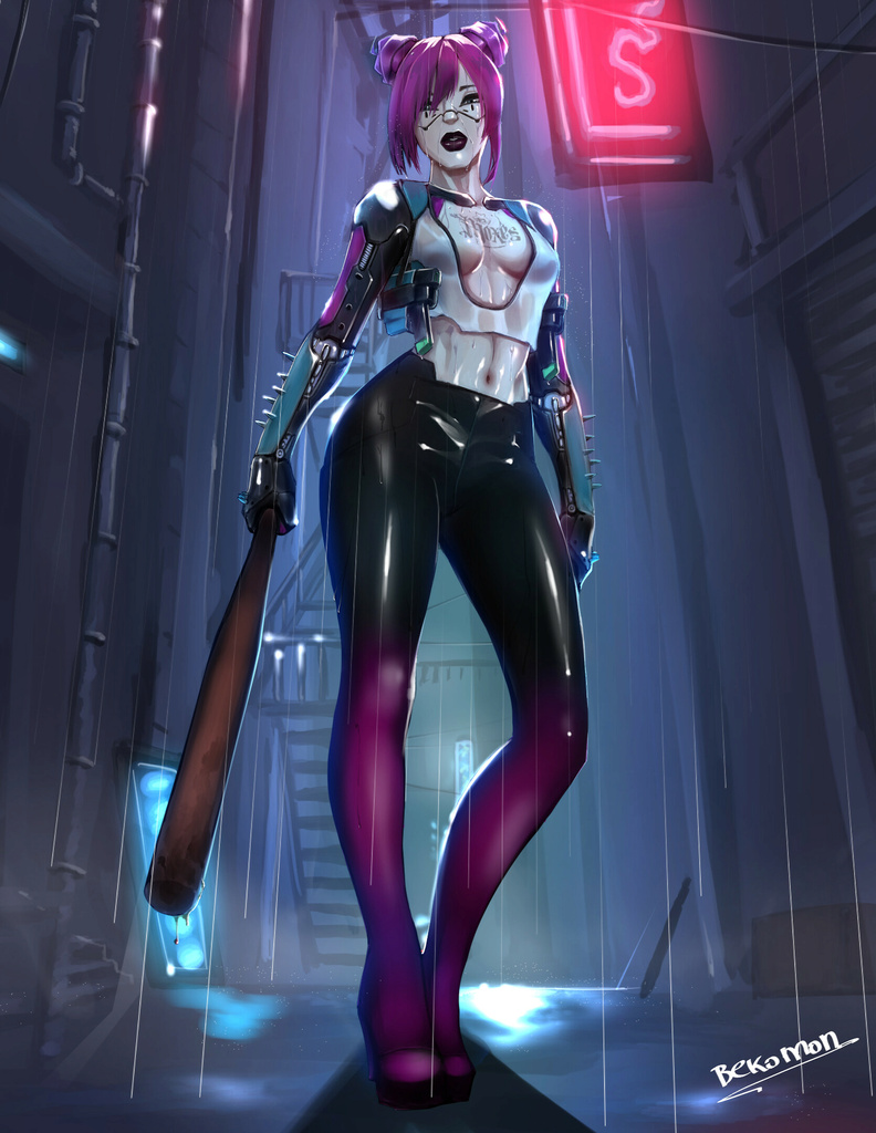 Rita Wheeler - Cyberpunk Bouncer Emile-10